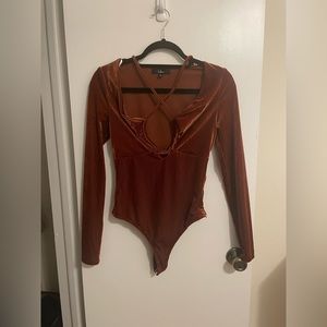 Rusty orange/red bodysuit